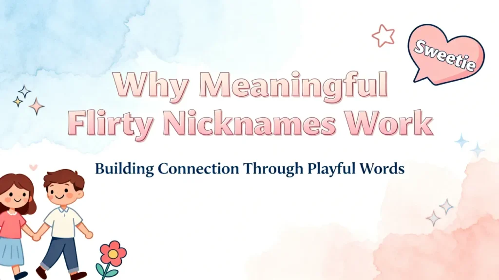Why Meaningful Flirty Nicknames Work