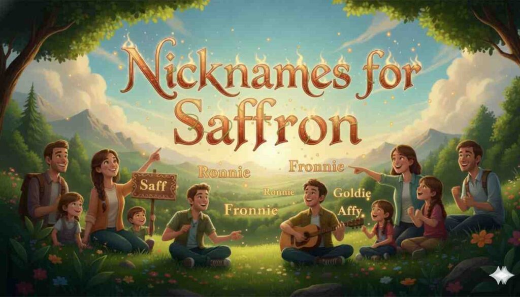 Nicknames for Saffron