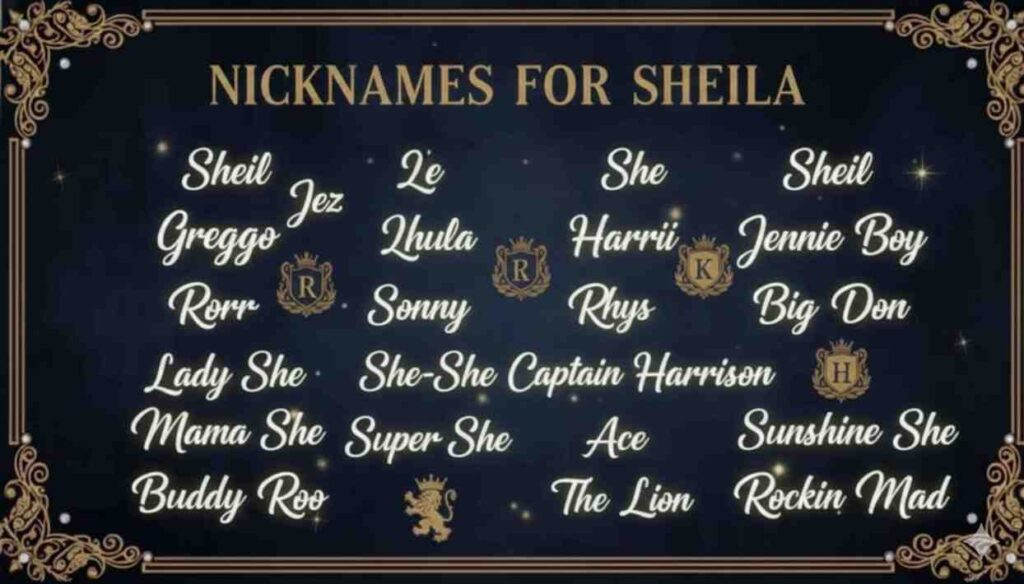 Nicknames for Sheila