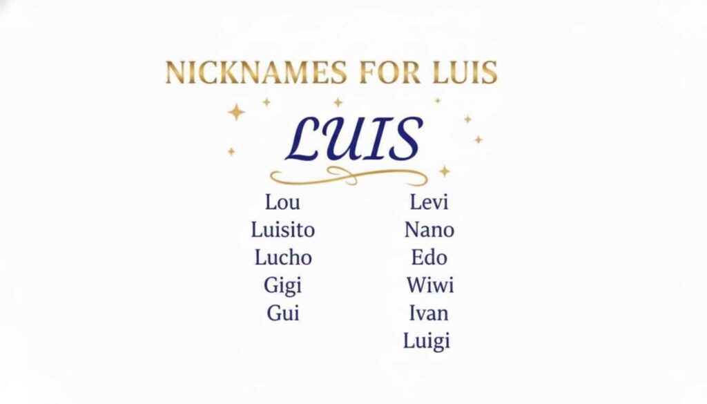 Nicknames for Luis