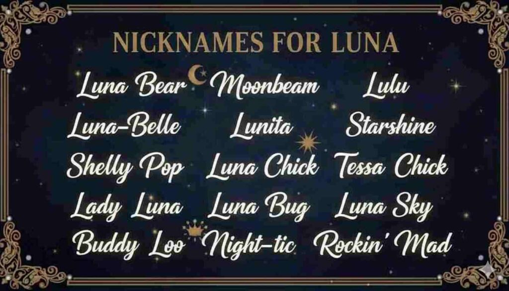 Nicknames for Luna