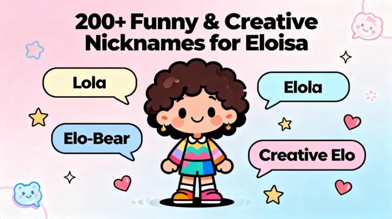200+ Funny & Creative Nicknames for Eloisa