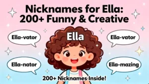 Nicknames for Ella: 200+ Funny & Creative