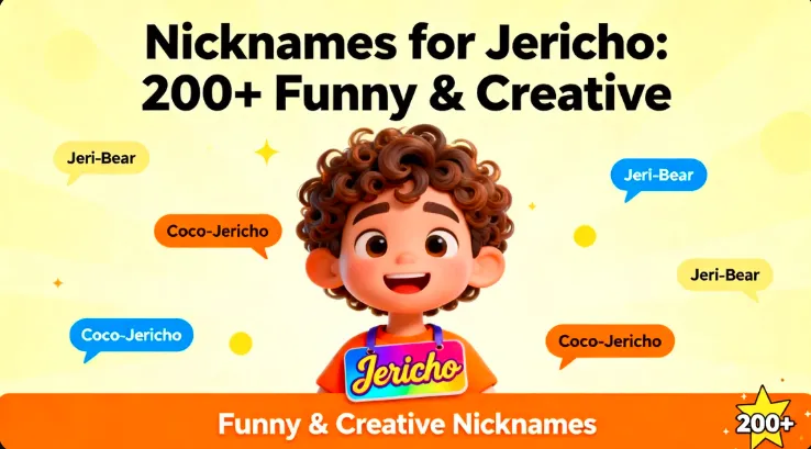 Nicknames for Jericho: 200+ Funny & Creative