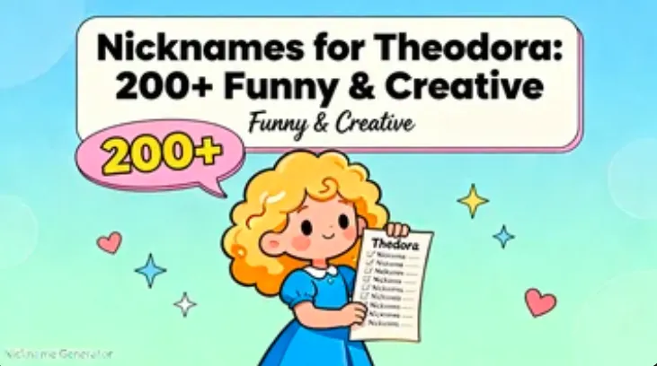 Nicknames for Theodora: 200+ Funny & Creative