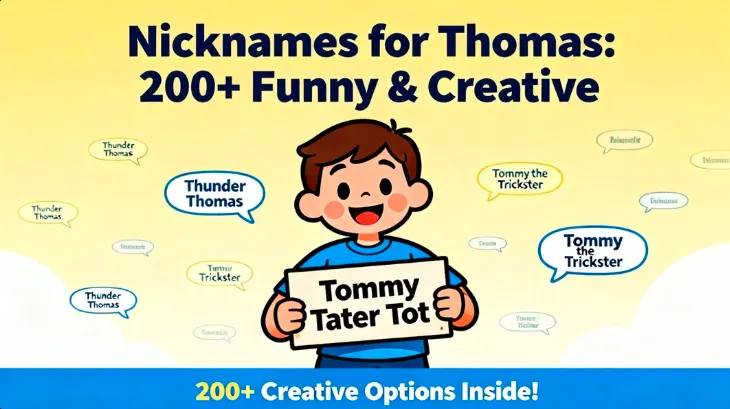 Nicknames for Thomas: 200+ Funny & Creative