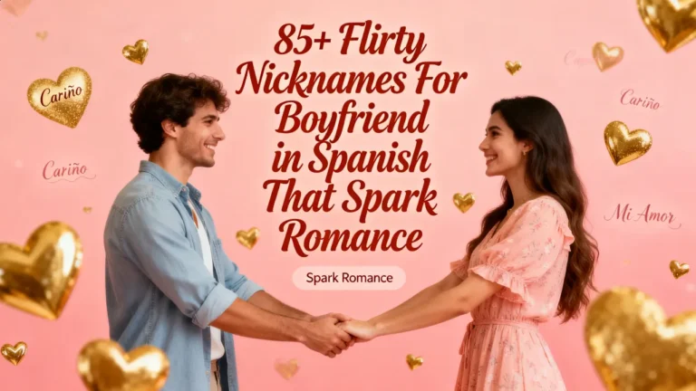 85+ Flirty Nicknames For Boyfriend in Spanish That Spark Romance