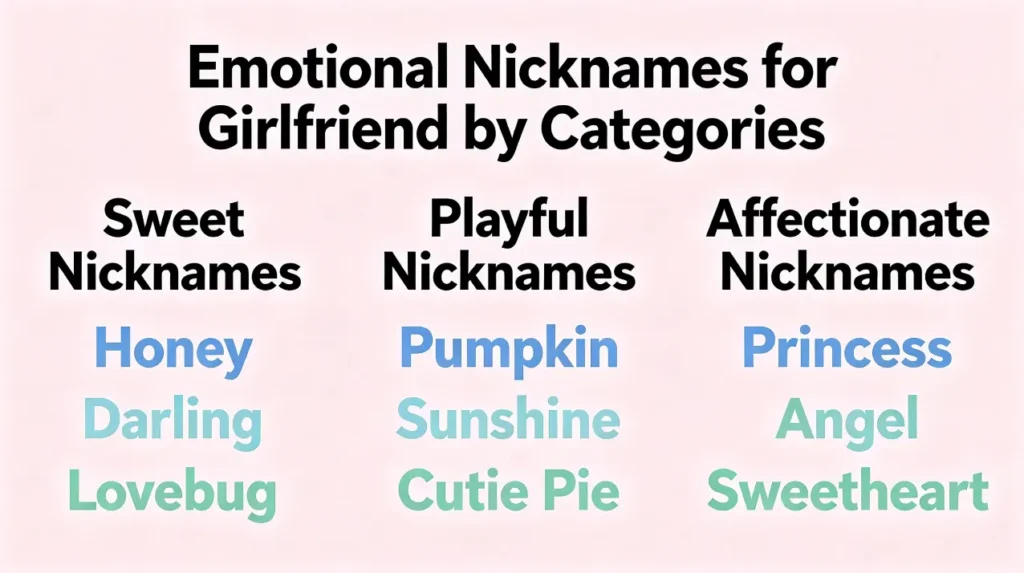 Emotional Nicknames for Girlfriend