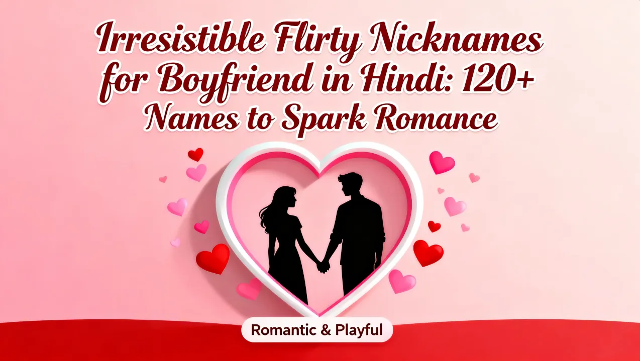 Irresistible Flirty Nicknames for Boyfriend in Hindi 120+ Names to Spark Romance 😉