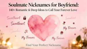 Soulmate Nicknames for Boyfriend 140+ Romantic & Deep Ideas to Call Your Forever Love