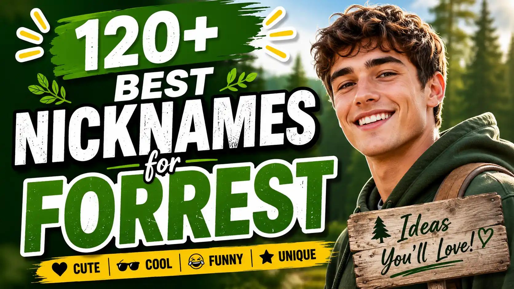 120+ Best Nicknames for Forrest Cute, Cool, Funny & Unique Ideas You’ll Love