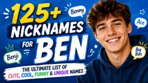 125+ Nicknames for Ben The Ultimate List of Cute, Cool, Funny & Unique Names 🖋️