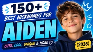 150+ Best Nicknames for Aiden: Cute, Cool, Unique & More (2026)