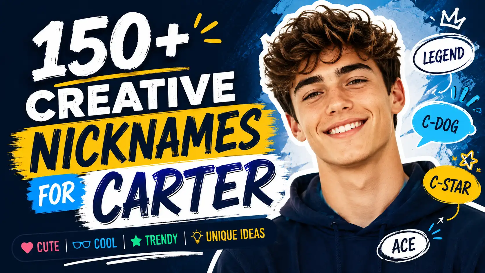 150+ Creative Nicknames for Carter Cute, Cool, Trendy & Unique Ideas