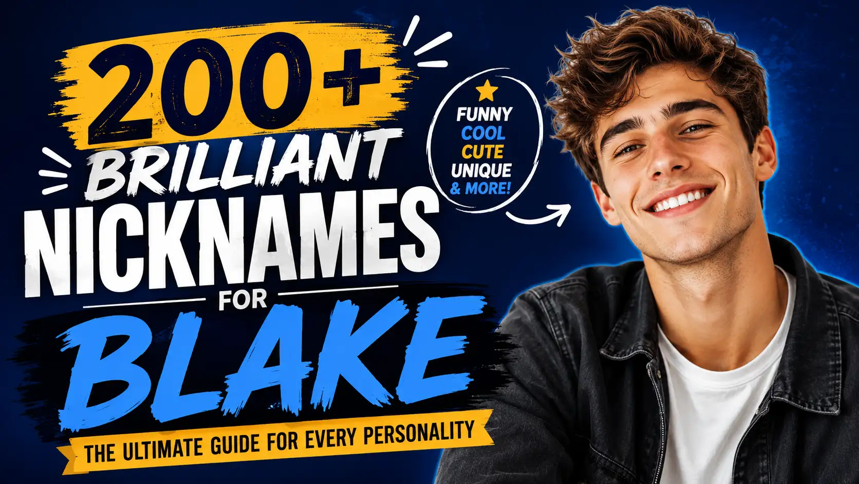 200+ Brilliant Nicknames for Blake The Ultimate Guide for Every Personality 💫