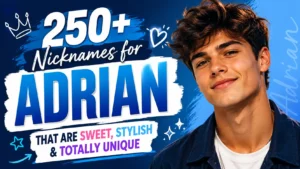 250+ Nicknames for Adrian That Are Sweet, Stylish & Totally Unique