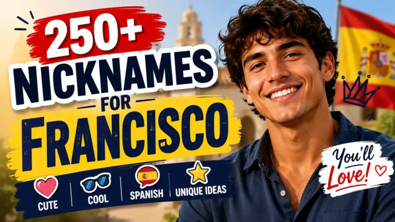 250+ Nicknames for Francisco Cute, Cool, Spanish & Unique Ideas You’ll Love