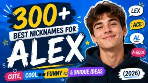 300+ Best Nicknames for Alex Cute, Cool, Funny & Unique Ideas (2026)