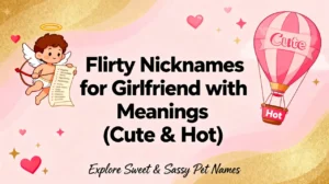 Flirty Nicknames for Girlfriend with Meanings (Cute & Hot)🔥