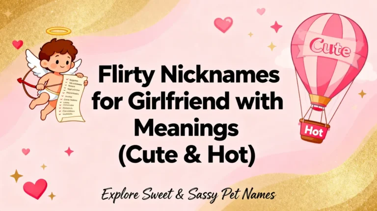 Flirty Nicknames for Girlfriend with Meanings (Cute & Hot)🔥