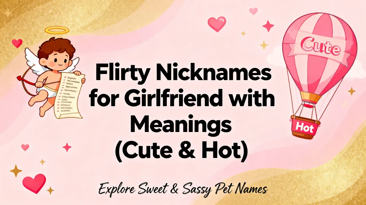 Flirty Nicknames for Girlfriend with Meanings (Cute & Hot)🔥