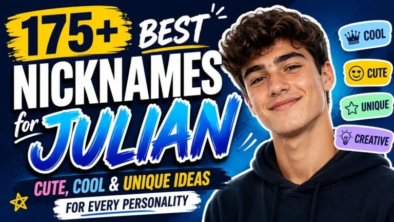 175+ Best Nicknames for Julian Cute, Cool & Unique Ideas for Every Personality