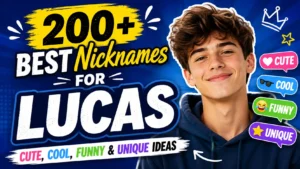 200+ Best Nicknames for Lucas Cute, Cool, Funny & Unique Ideas
