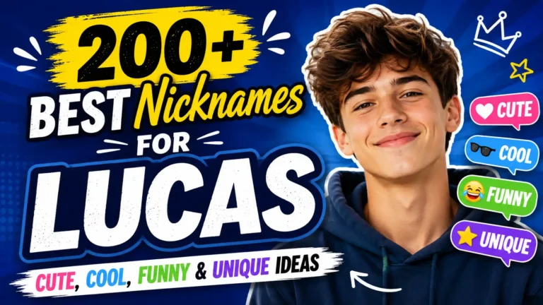 200+ Best Nicknames for Lucas Cute, Cool, Funny & Unique Ideas