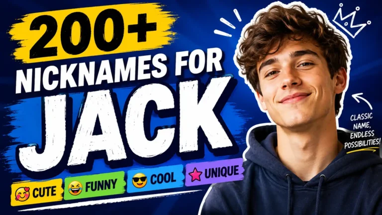 200+ Nicknames for Jack Cute, Funny, Cool, and Unique Ideas