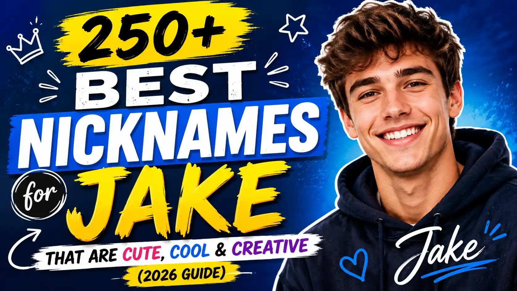 250+ Best Nicknames for Jake That Are Cute, Cool & Creative (2026 Guide)