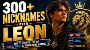 300+ Nicknames for Leon The Ultimate List of Cute, Cool & Powerful Names 🦁