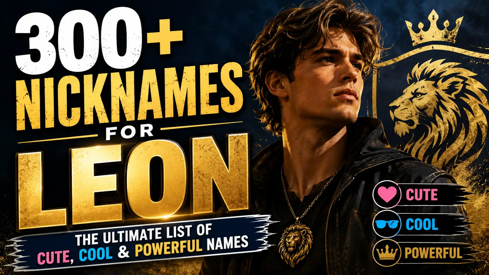 300+ Nicknames for Leon The Ultimate List of Cute, Cool & Powerful Names 🦁